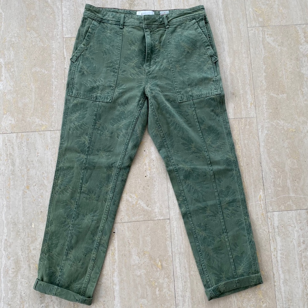 1| Anthropologie | Jacquard Wanderer Utility Pants